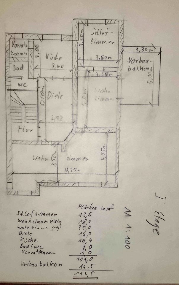 Grundriss 1.Etage